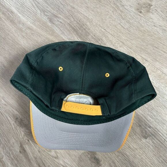 Vintage Green Bay Packers Hat Snapback‎ NFL Football Logo 7 Green Yellow Cap - Picture 5 of 8
